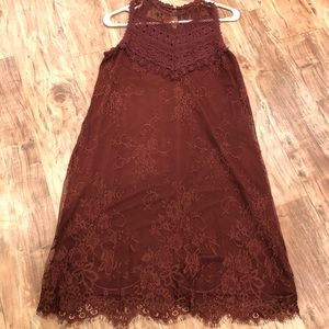 High neck cocktail dress